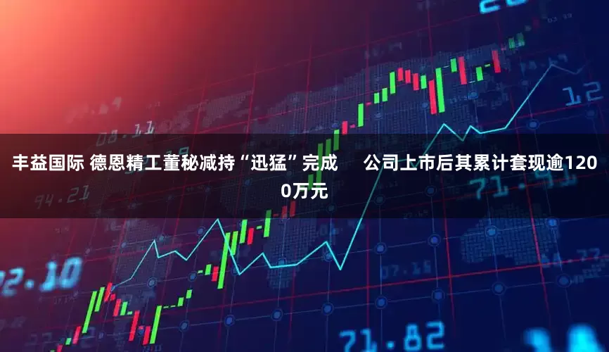丰益国际 德恩精工董秘减持“迅猛”完成     公司上市后其累计套现逾1200万元